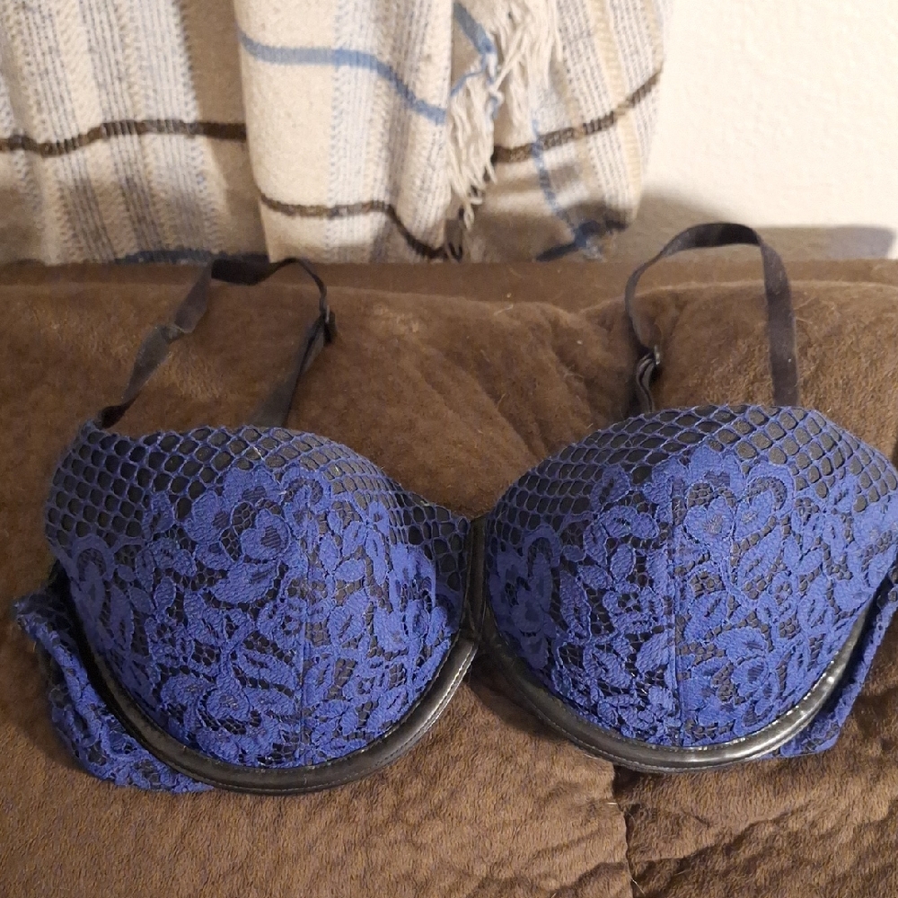 Victoria's Secret Lace Bra - Deep Blue